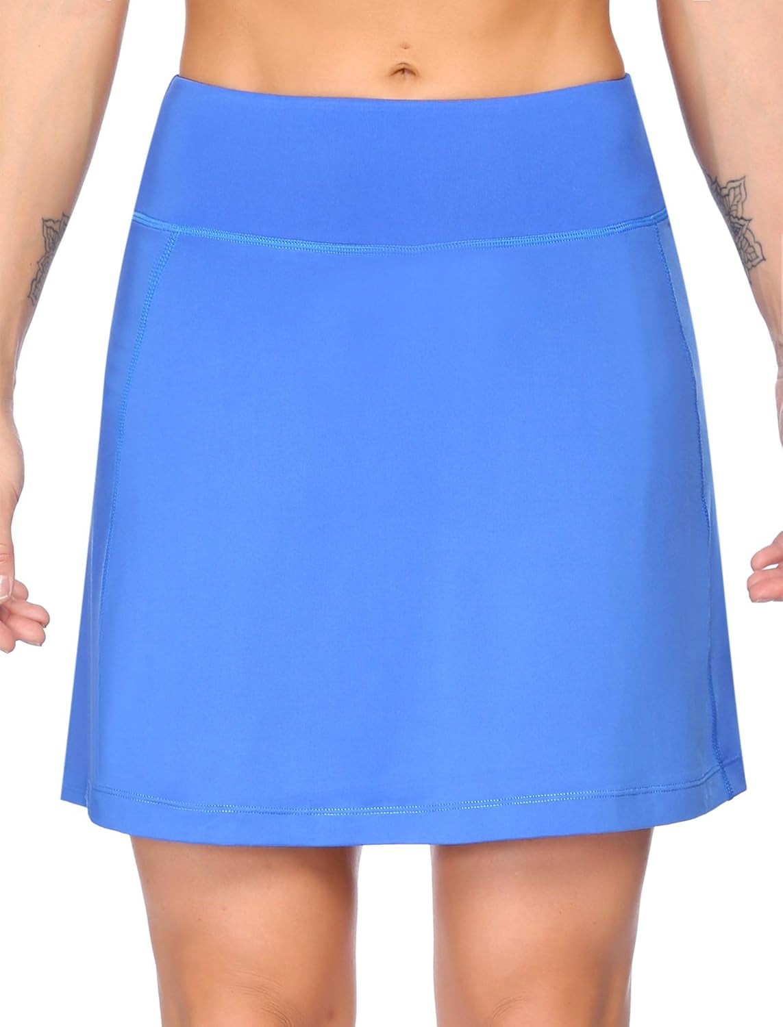 Women'S Tennis Skirt Sports Golf Athletic Skorts High Waisted Sport Running Skorts with Inner Shorts Pockets Navy Blue