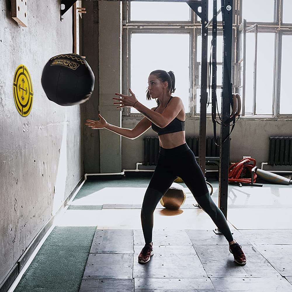 Textured Wall Ball, Slam Ball, Medicine Ball ​For Strength & Basics Exercises and Core Strength Training, Variety ​Weight Balls Perfect Matched Home Gym Exercises