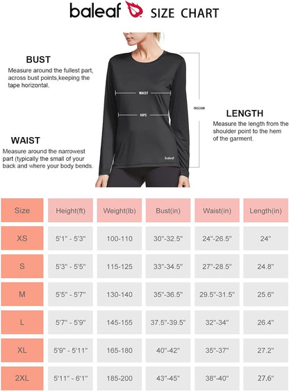 Women'S Long Sleeve Running Shirts Quick Dry Athletic Workout Tops